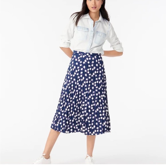 J.crew pleated midi skirt - Picture 1 of 6